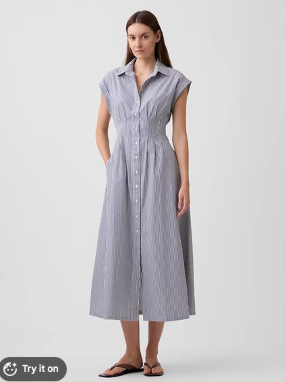Maxi Shirtdress Petite NWT
